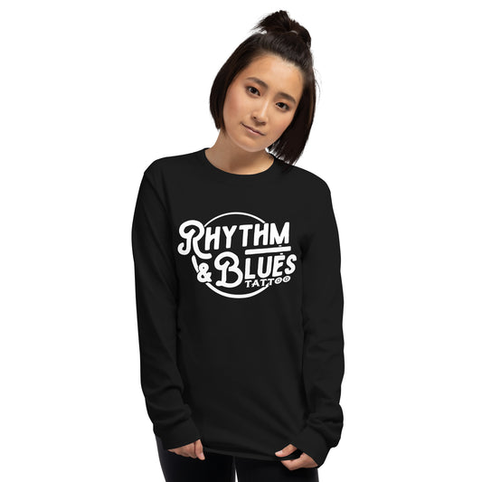 R&B Logo (White/Front) Long Sleeve Shirt